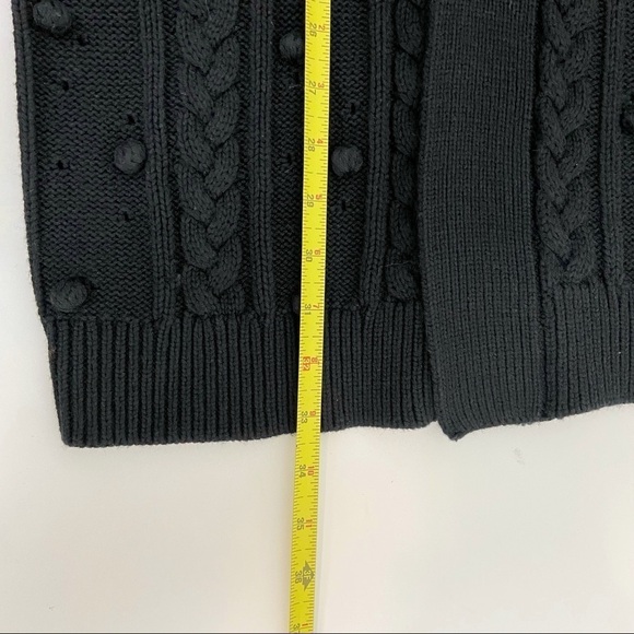 NICHOLAS Cozy Grandpa Cardigan Black - Picture 10 of 10